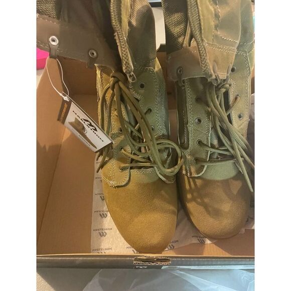 Maelstrom Mil Lite Men's 9'' Coyote Brown Military Boot AR 670-1 Compliant - Picture 6 of 7